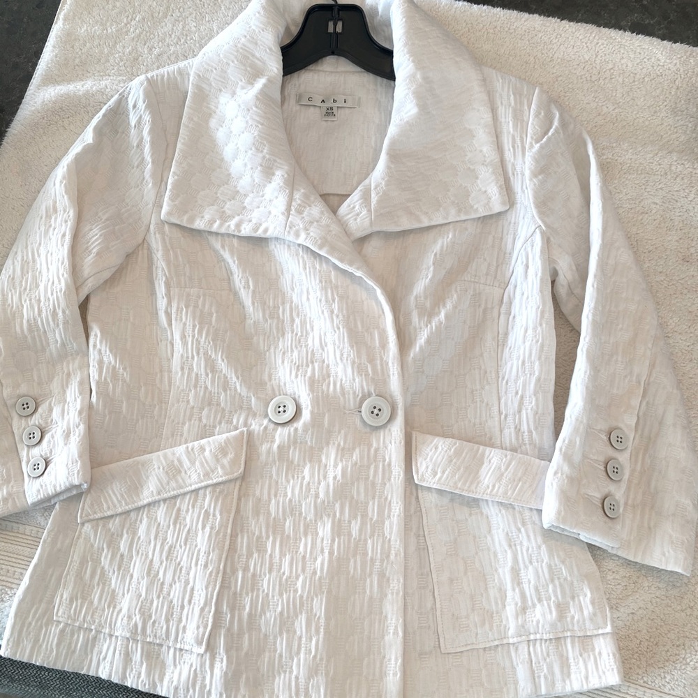 Cabi Club Blazer XS White